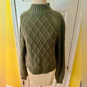 Woman’s American Eagle Mock Neck Sweater